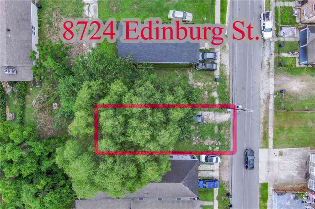 Vacant Land For Sale - 8724 Edinburgh Street<br/> New Orleans, LA 70118