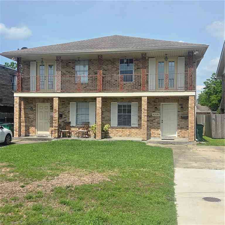 Townhouse For Rent - 4318 Lime Street<br/> Metairie, LA 70006