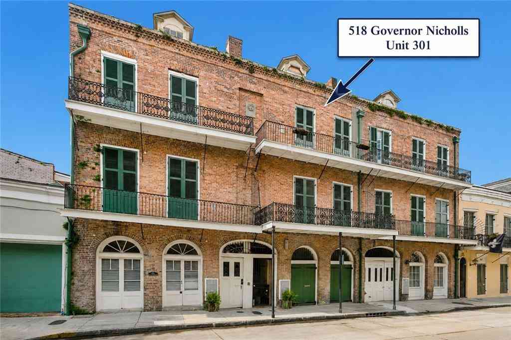 Condo For Sale - 518 Governor Nicholls Street #301<br/> New Orleans, LA 70116
