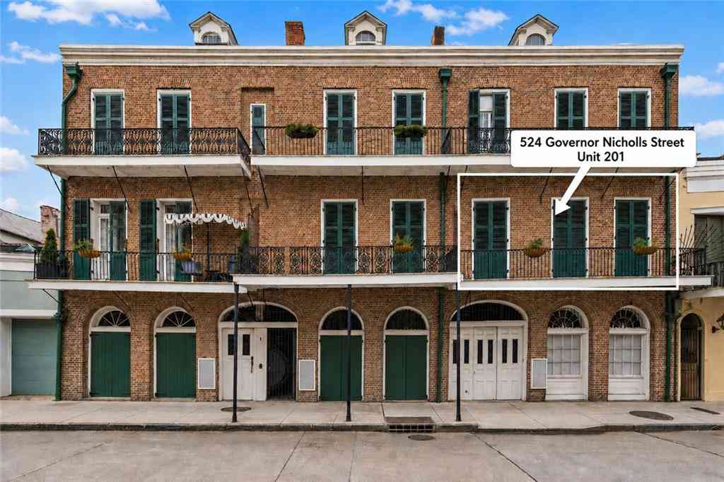Condo For Sale - 524 Governor Nicholls Street #201<br/> New Orleans, LA 70116