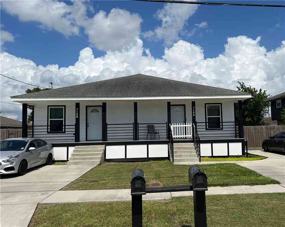 Multifamily For Sale - 2606 08 Augusta Street<br/> Kenner, LA 70062