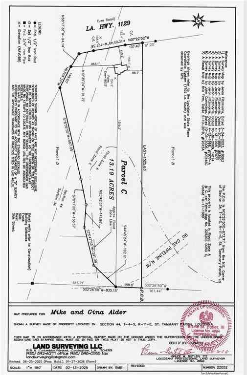 Vacant Land For Sale - 85034 Hwy 1129 Highway<br/> Covington, LA 70435
