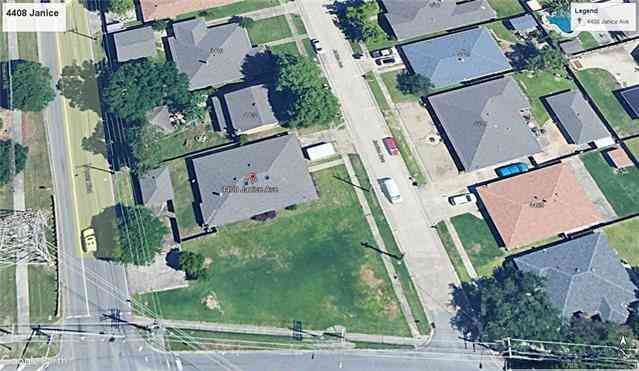Vacant Land For Sale - 4400 Janice Avenue<br/> Metairie, LA 70003