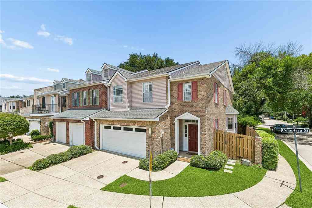 Townhouse For Rent - 1701 Colapissa Street<br/> Metairie, LA 70001