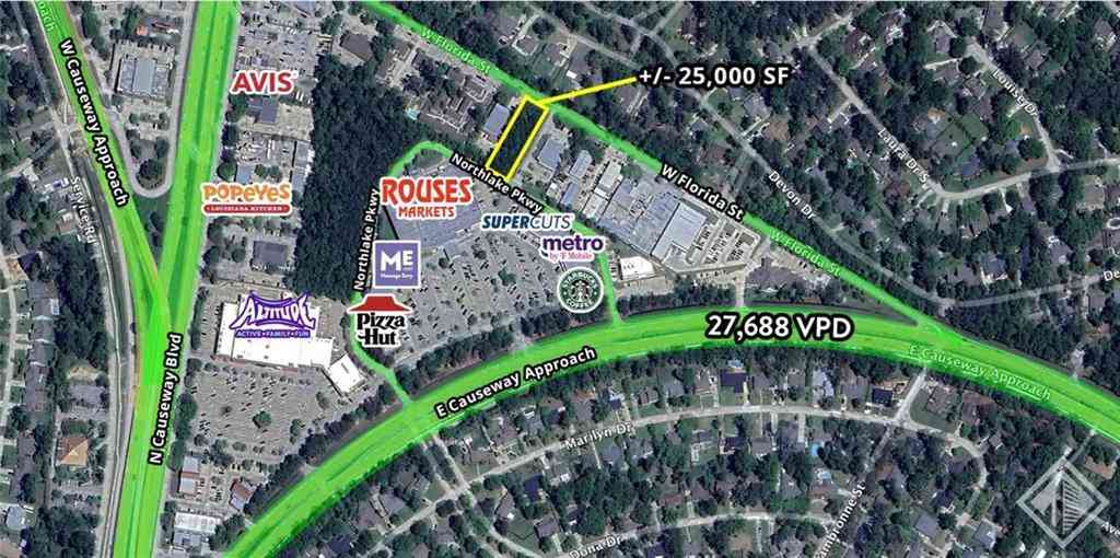 Vacant Land For Sale - 3461 E Causeway Approach<br/> Saint Tammany County, Mandeville, LA 70448