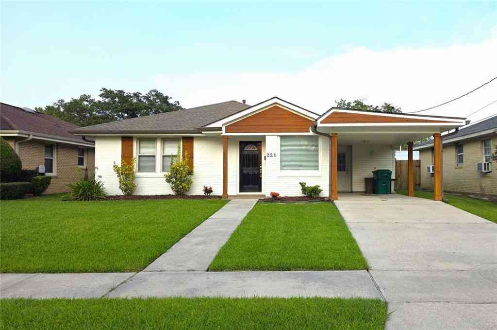 Homes For Sale - 221 N Bengal Road<br/> Jefferson County, Metairie, LA 70003