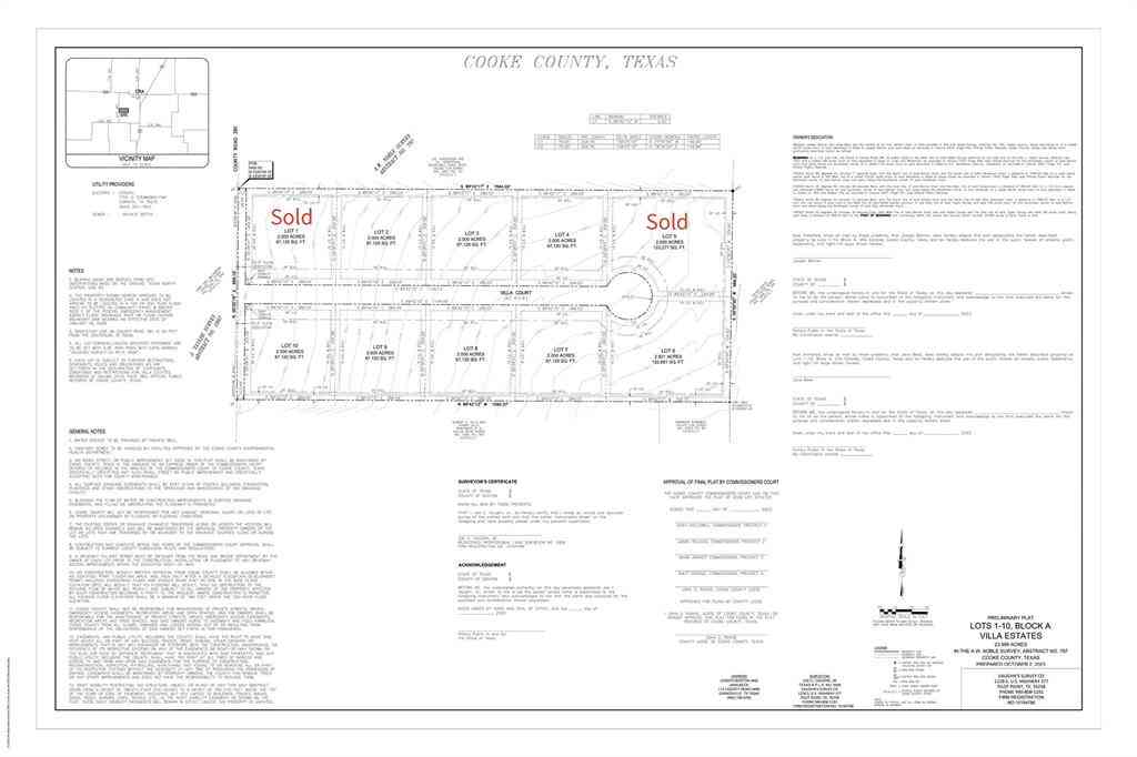 Vacant Land For Sale - LOT 10 Villa Court<br/> Era, TX 76238