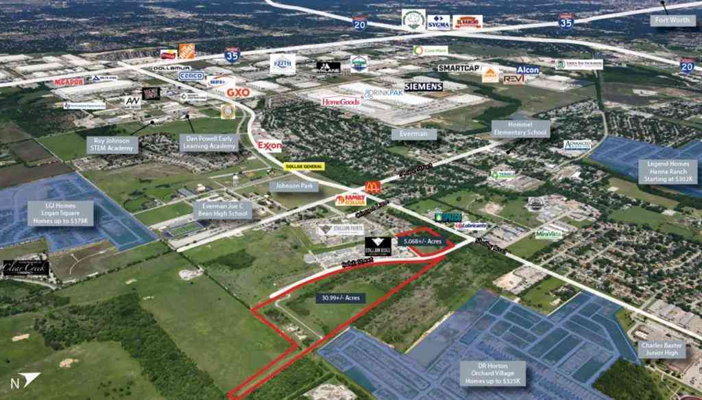 Vacant Land For Sale - 8932 Balch Street<br/> Fort Worth, TX 76140