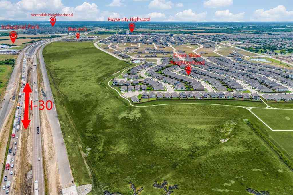 Vacant Land For Sale - TBD E I 30<br/> Rockwall County, Royse City, TX 75189