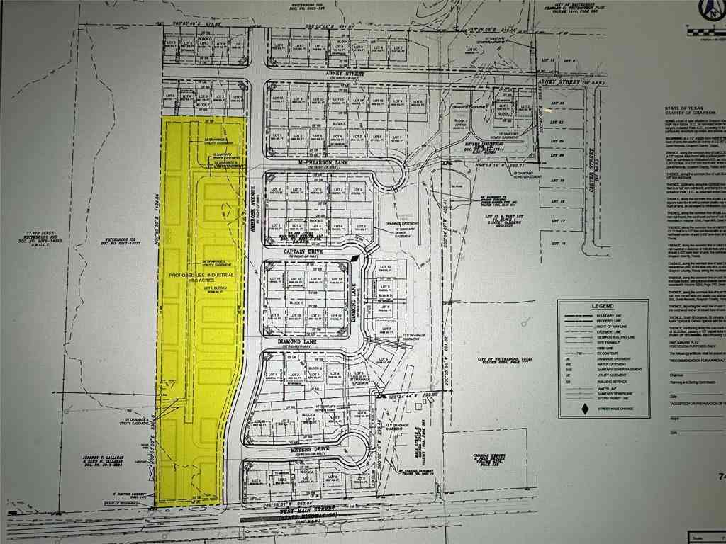 Vacant Land For Sale - 703 W Main Street<br/> Whitesboro, TX 76273