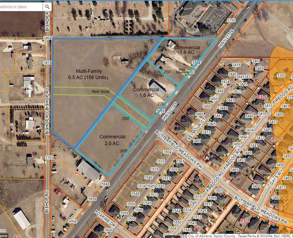 Vacant Land For Sale - 5868 Us Highway 277 S<br/> Abilene, TX 79606