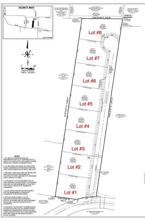 Vacant Land For Sale - TBD - LOT #5 Constantine Court<br/> Waxahachie, TX 75165
