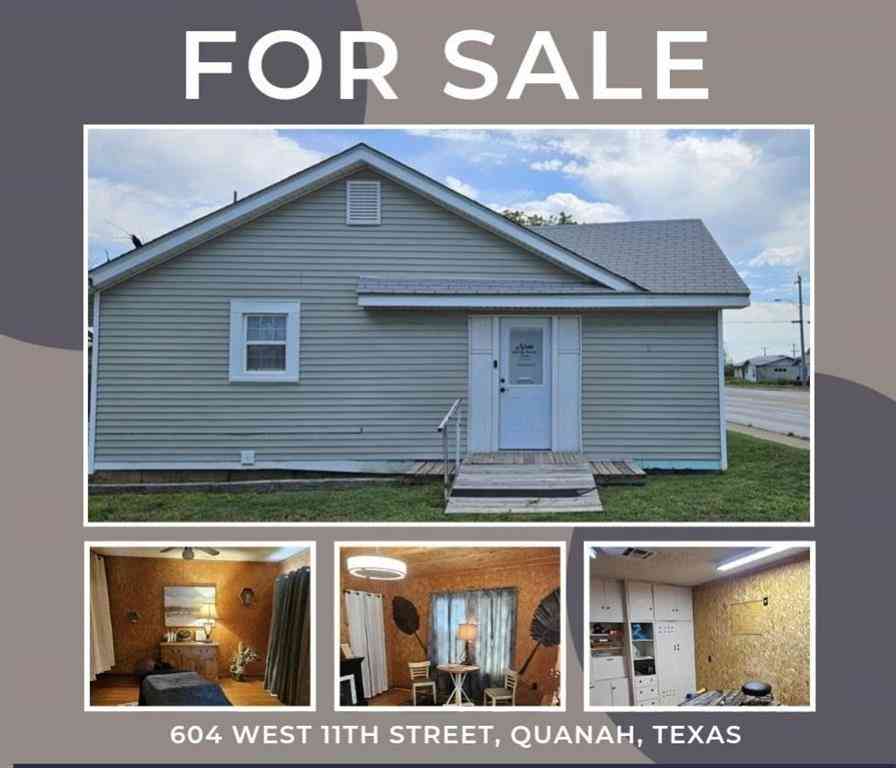 Homes For Sale - 604 W 11th Street<br/> Hardeman County, Quanah, TX 79252