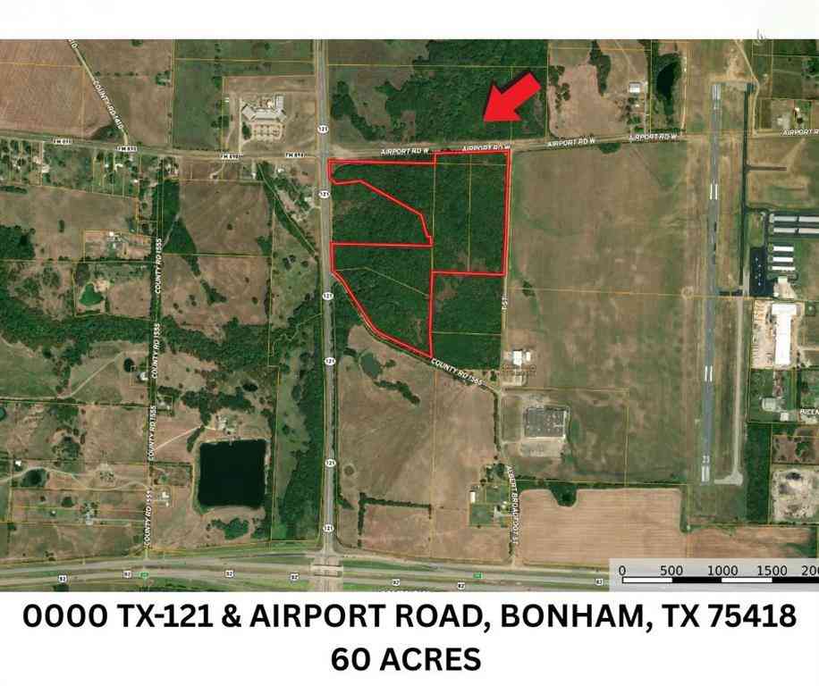 Vacant Land For Sale - 0000 Tx-121 & Airport Rd<br/> Bonham, TX 75418
