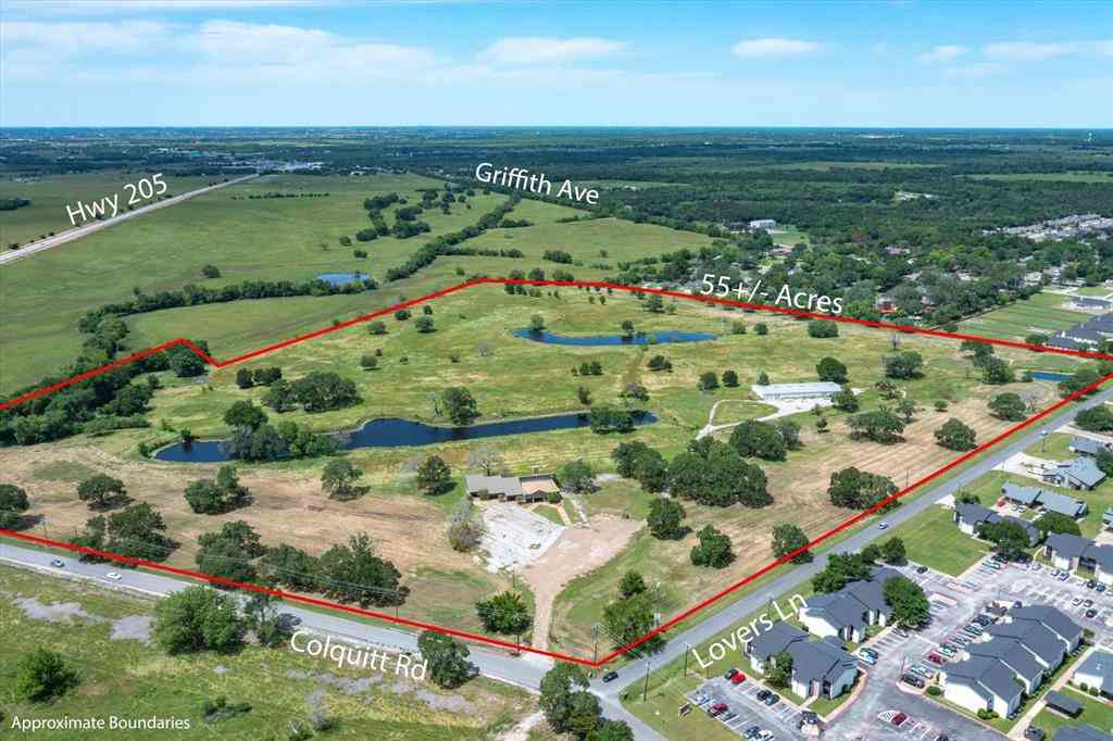 Vacant Land For Sale - 2000 Colquitt Road<br/> Kaufman County, Terrell, TX 75160