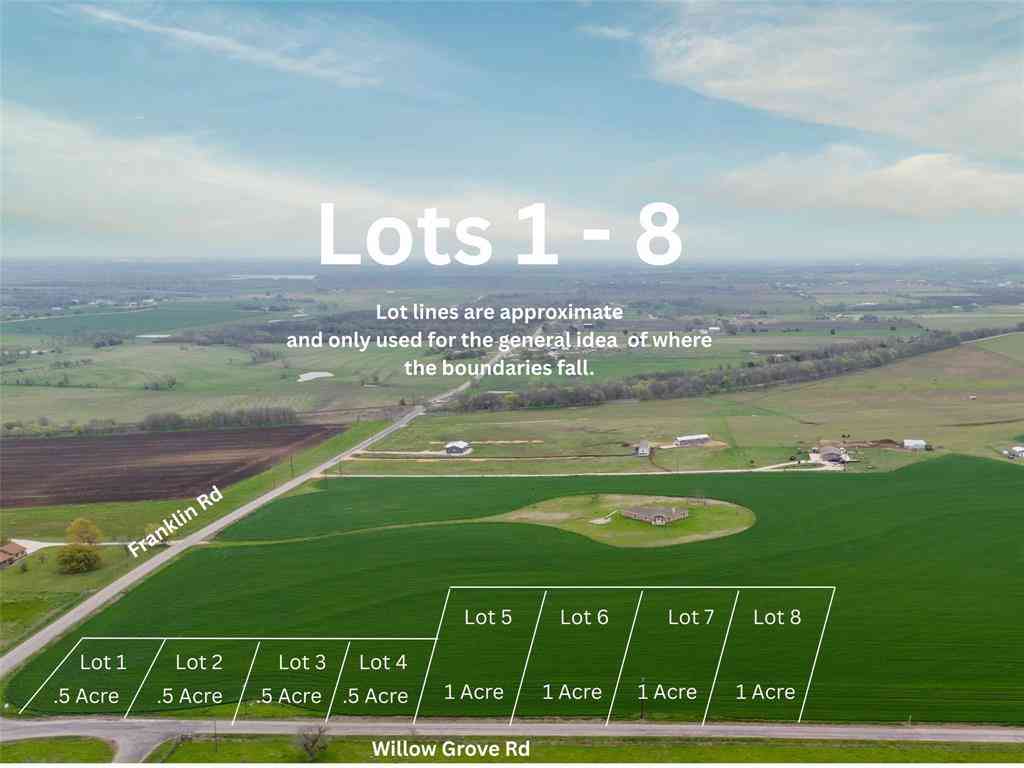 Vacant Land For Sale - LOT 6 - TBD Willow Grove Road<br/> Moody, TX 76557