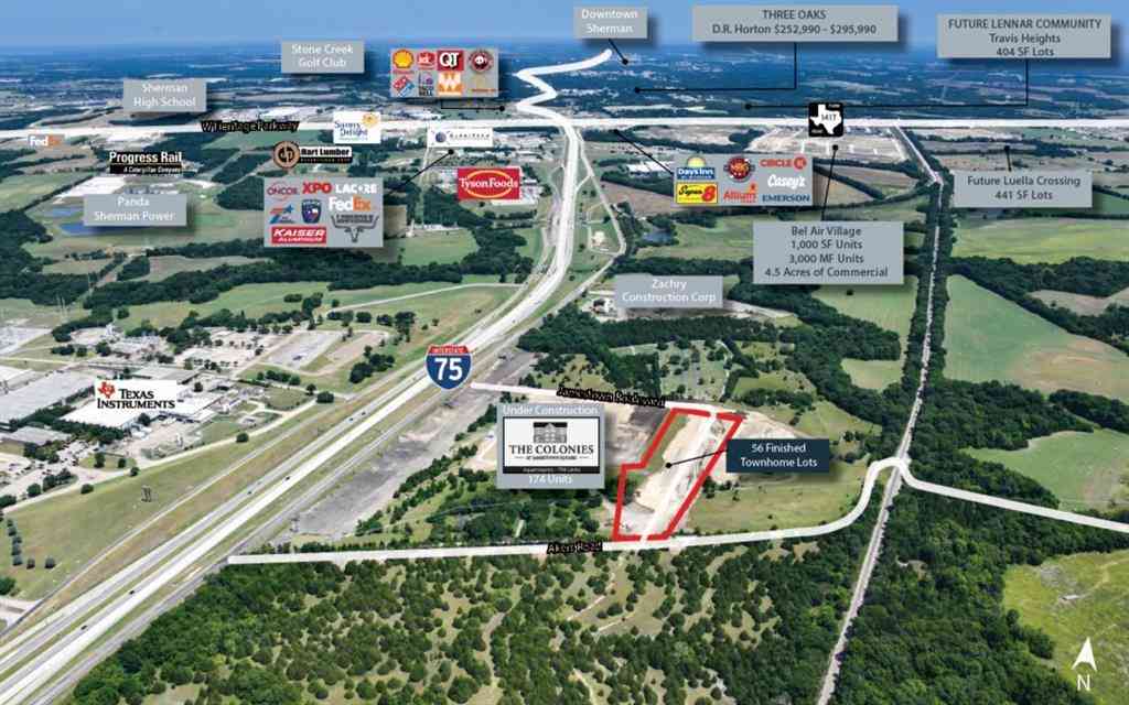 Vacant Land For Sale - 00 Akers Road<br/> Grayson County, Sherman, TX 75090