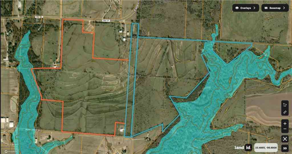Vacant Land For Sale - TBD Fm - 121<br/> Grayson County, Tioga, TX 76271