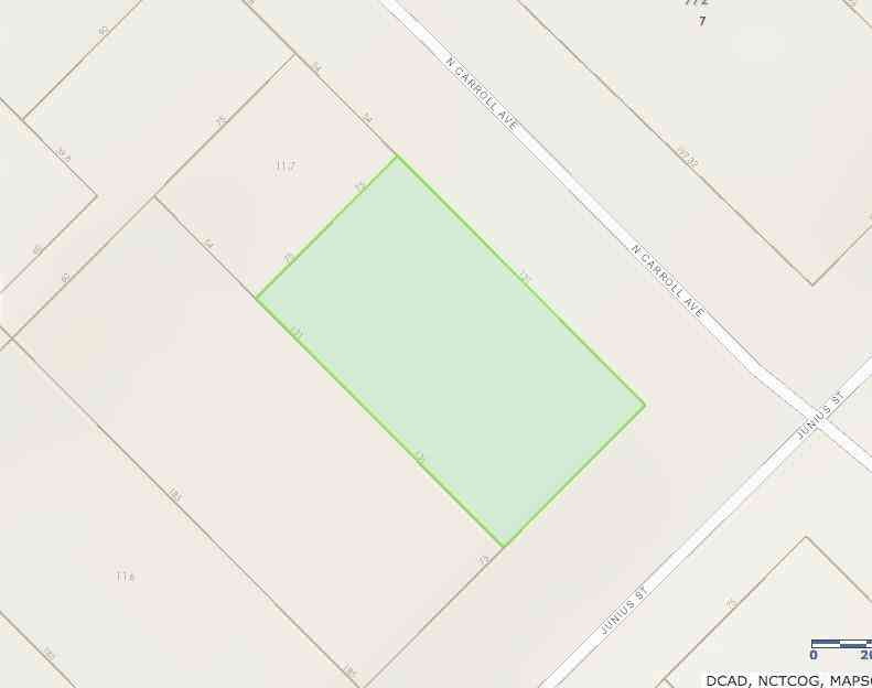 Vacant Land For Sale - 4419 Junius Street<br/> Dallas County, Dallas, TX 75246