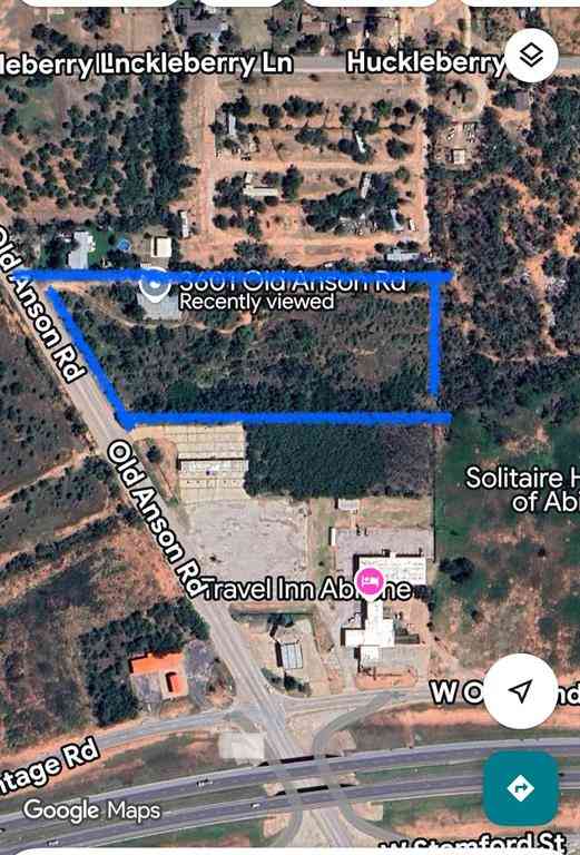 Vacant Land For Sale - 3601 Old Anson Road<br/> Abilene, TX 79603