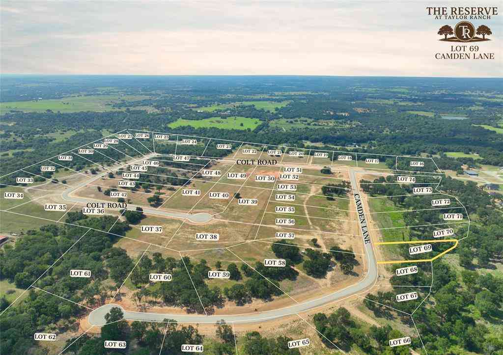 Vacant Land For Sale - LOT 69 Camden Lane<br/> Parker County, Springtown, TX 76082
