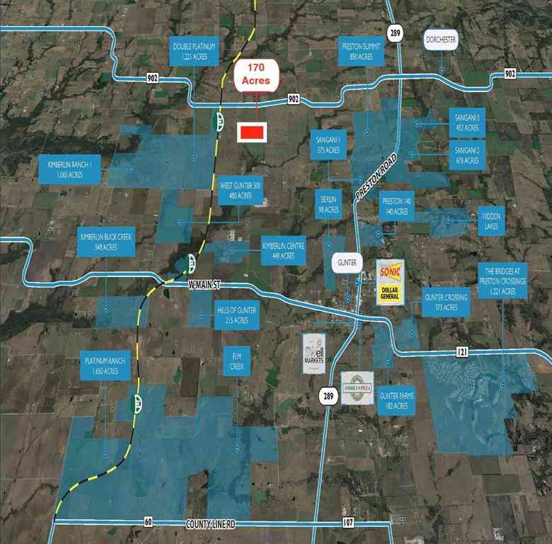 Vacant Land For Sale - 170 Wall Street Road<br/> Grayson County, Gunter, TX 75058