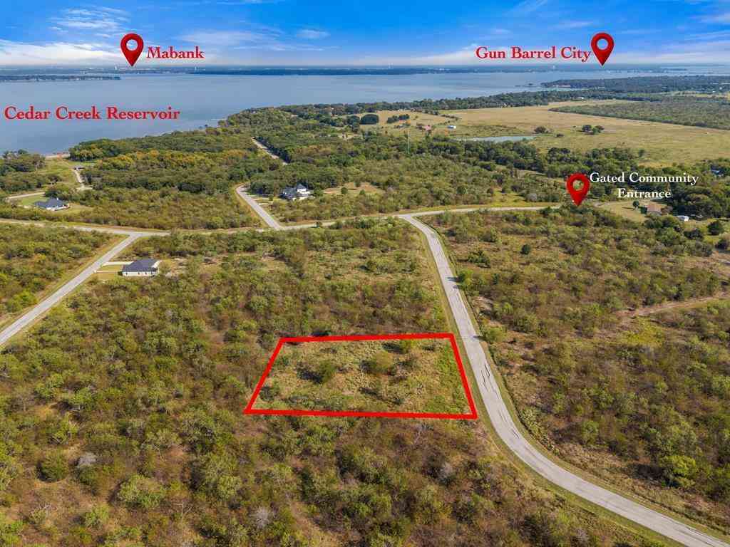 Vacant Land For Sale - 8073 Big Water Lane<br/> Kemp, TX 75143