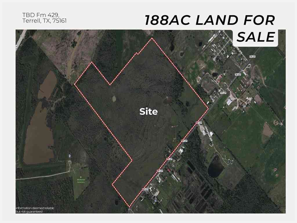 Vacant Land For Sale - TBD Fm Rd 429<br/> Terrell, TX 75160