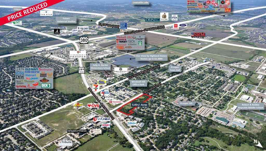 Vacant Land For Sale - 00 Broadway Street<br/> Prosper, TX 75078