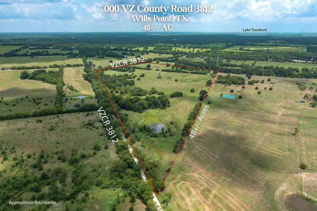 Vacant Land For Sale - 3488 Vz County Road 3812<br/> Wills Point, TX 75169