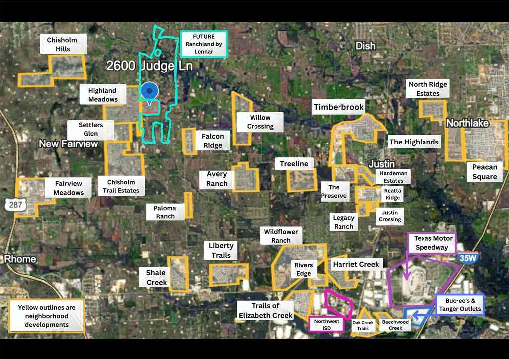 Vacant Land For Sale - 2600 Judge Lane<br/> Wise County, New Fairview, TX 76247