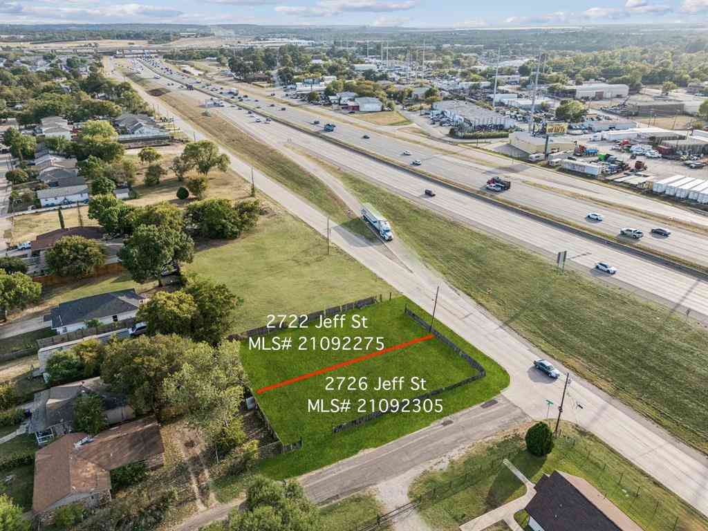 Vacant Land For Sale - 2722 Jeff Street<br/> Dallas County, Dallas, TX 75212