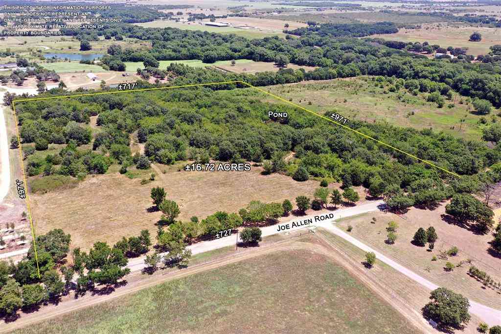 Vacant Land For Sale - 16.72AC Joe Allen Road<br/> Pilot Point, TX 76258