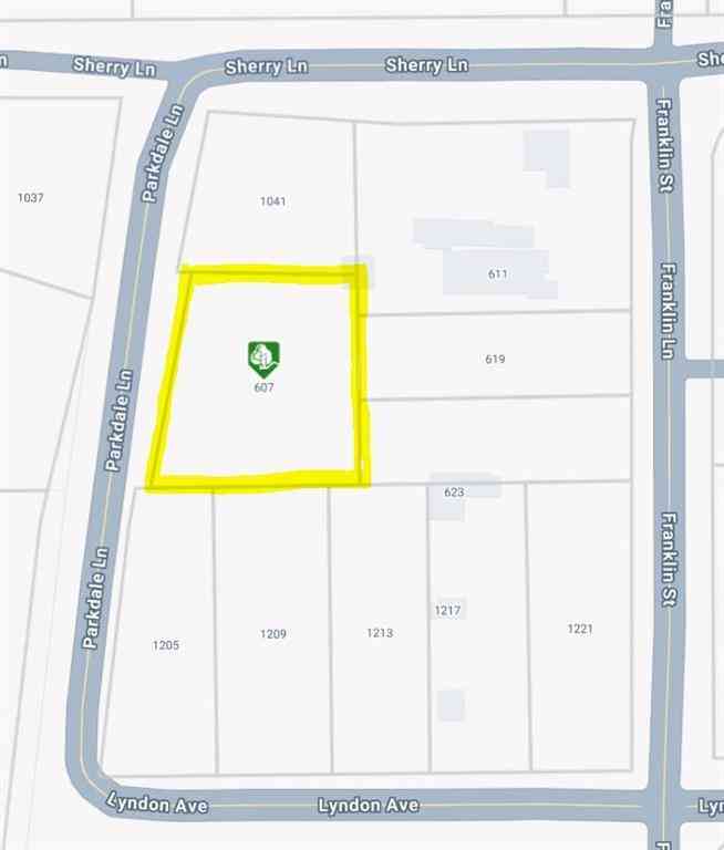 Vacant Land For Sale - 607 Parkdale Lane<br/> DeSoto, TX 75115
