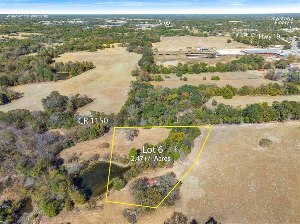 Vacant Land For Sale - TBD Rs County Road 1150 #LOT 6<br/> Rains County, Emory, TX 75440
