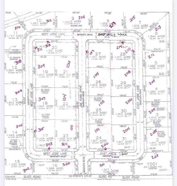 Vacant Land For Sale - 105 Joe Ford Lane<br/> Bossier County, Haughton, LA 71037
