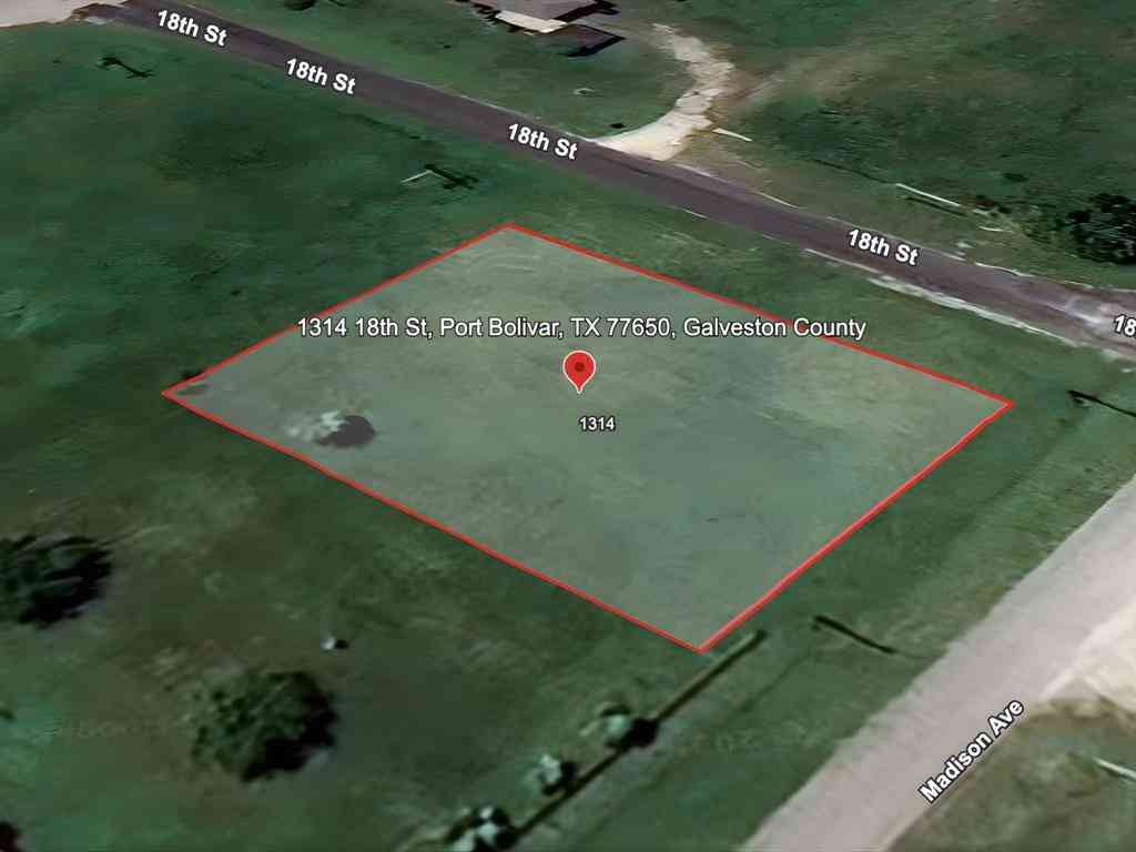 Vacant Land For Sale - 1314 18th Street<br/> Port Bolivar, TX 77650