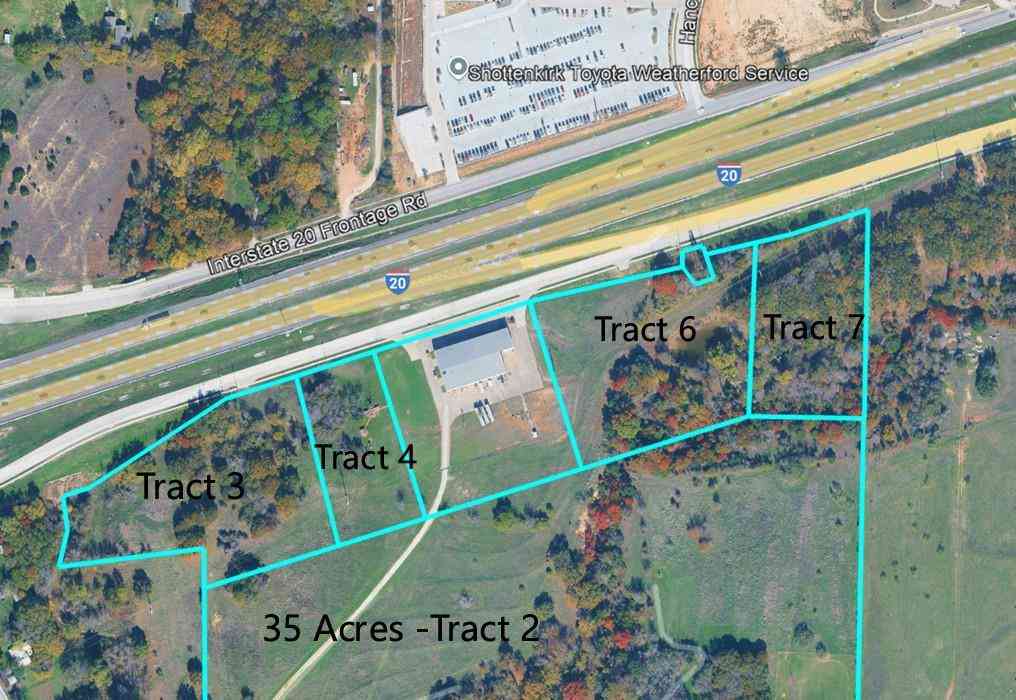Vacant Land For Sale - TBD Ih-20 Tract 4<br/> Parker County, Weatherford, TX 76087