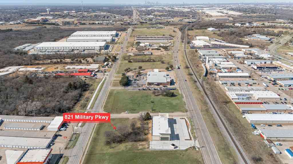 Vacant Land For Sale - 821 Military Parkway<br/> Mesquite, TX 75149