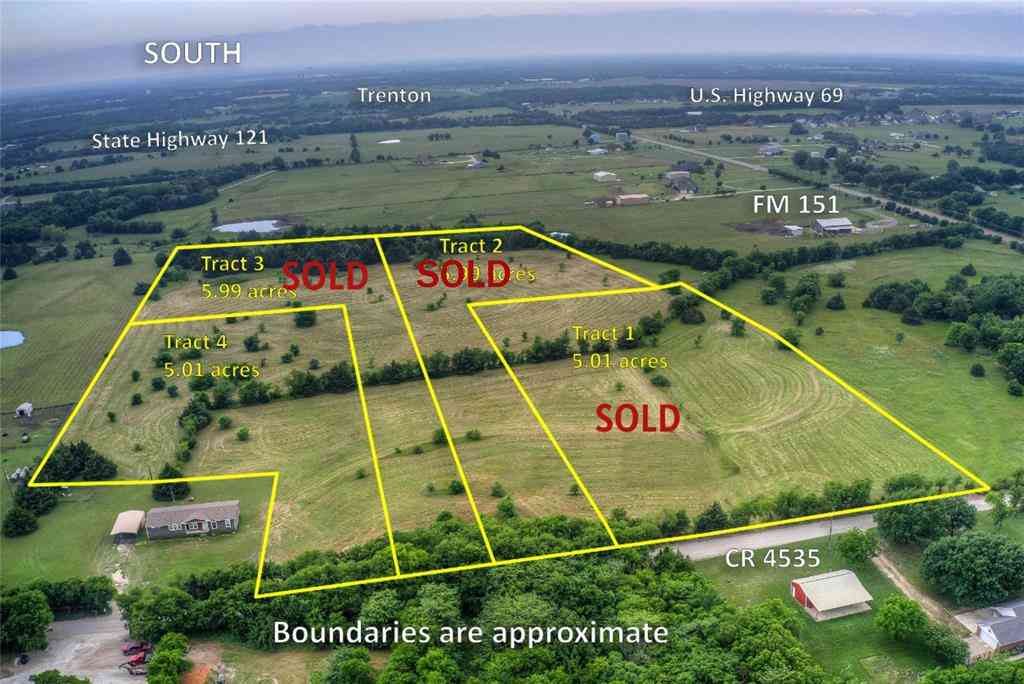 Vacant Land For Sale - LOT 4 Cr 4535<br/> Trenton, TX 75490