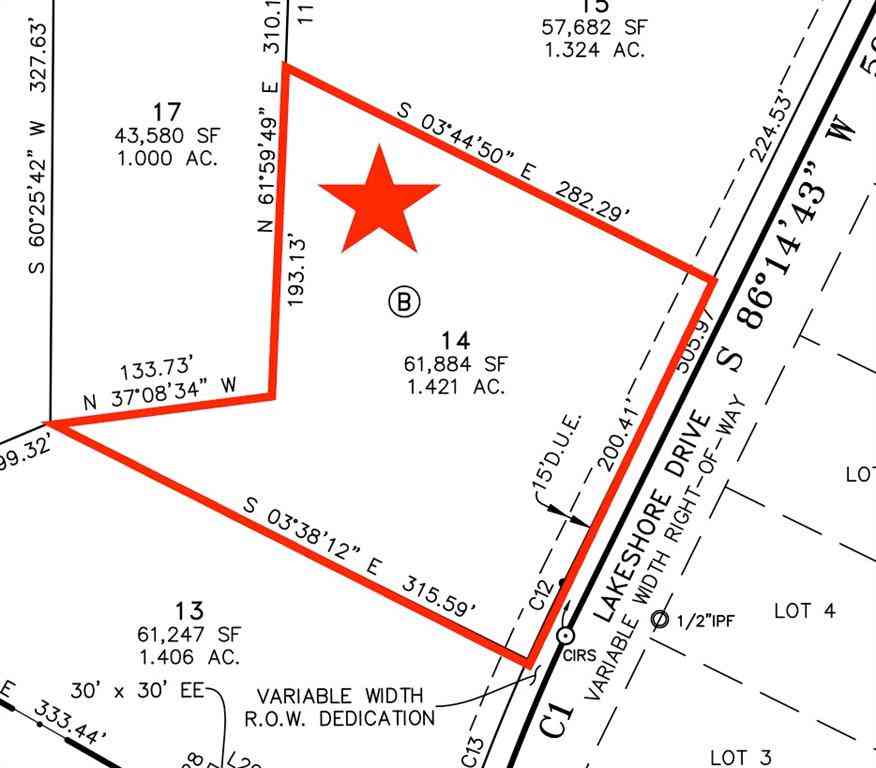Vacant Land For Sale - TBD LOT 14 Lakeshore Drive<br/> Waxahachie, TX 75165