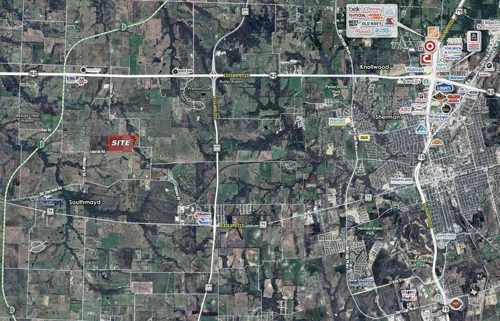 Vacant Land For Sale - 1639 Logston Road<br/> Sherman, TX 75092
