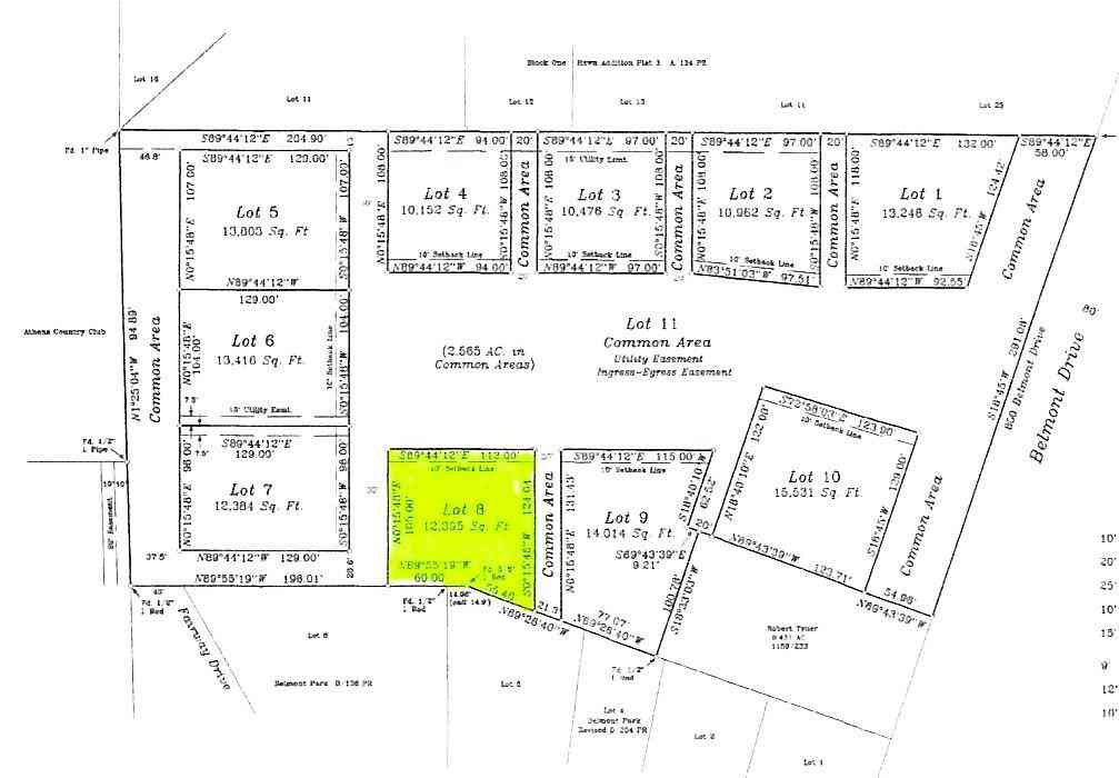 Vacant Land For Sale - LOT 8 Belmont Drive<br/> Athens, TX 75751