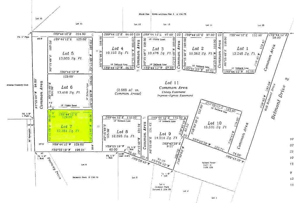 Vacant Land For Sale - LOT 7 Belmont Drive<br/> Athens, TX 75751