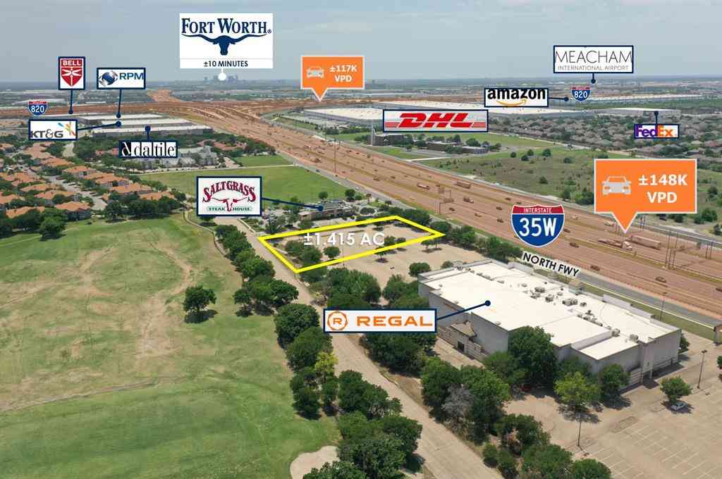 Vacant Land For Sale - 5900 North Freeway<br/> Fort Worth, TX 76137