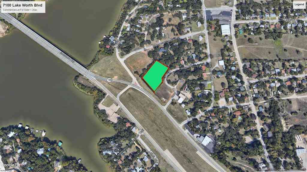 Vacant Land For Sale - 7100 Lake Worth Boulevard<br/> Tarrant County, Lake Worth, TX 76135