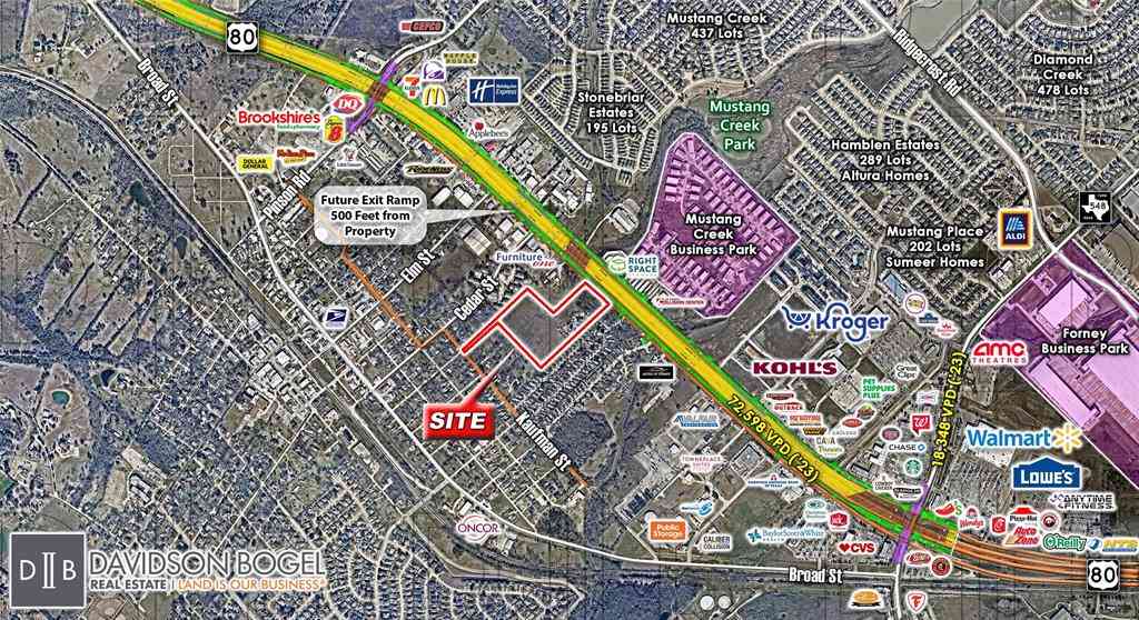 Vacant Land For Sale - Highway 80<br/> Forney, TX 75126