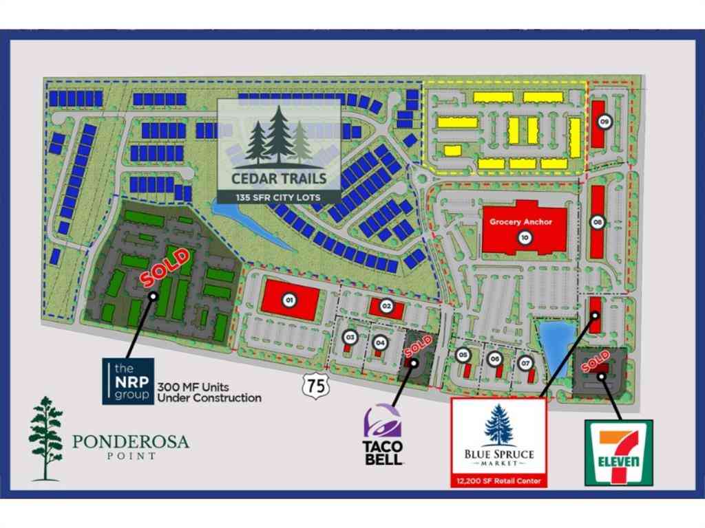 Vacant Land For Sale - US-75 Ponderosa Rd<br/> Howe, TX 75459