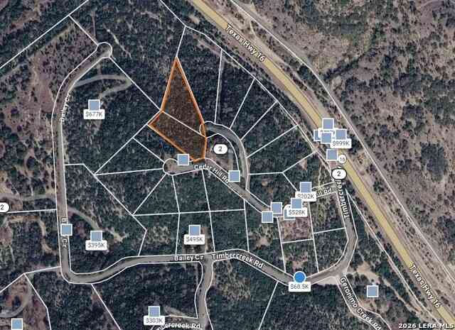 Vacant Land For Sale - CEDAR Hill Rd<br/> Pipe Creek, TX 78063
