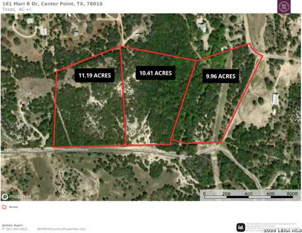 Vacant Land For Sale - 180 Mari B Dr E<br/> Kerr County, Center Point, TX 78010